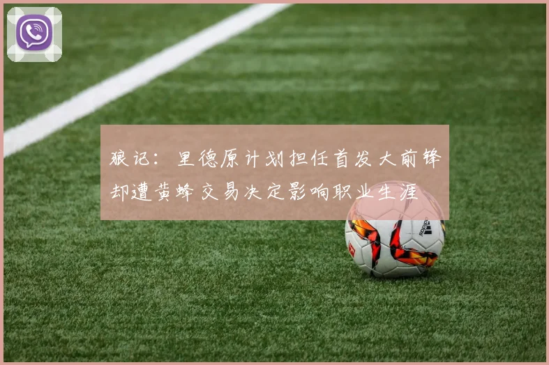 狼记：里德原计划担任首发大前锋却遭黄蜂交易决定影响职业生涯